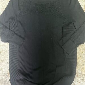 Maurices Textured Black Crew Neck Sweater